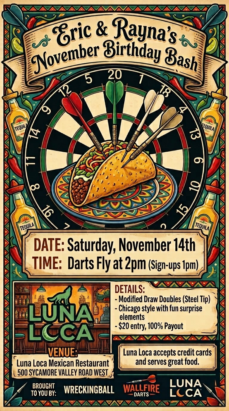 Wreckingball and Rayna's November Birthday Bash poster 1